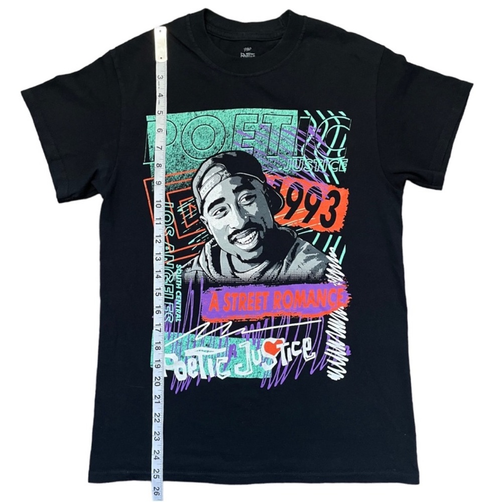 Poetic Justice Tupac Graphic Tee Shirt (S) - Picture 4 of 6